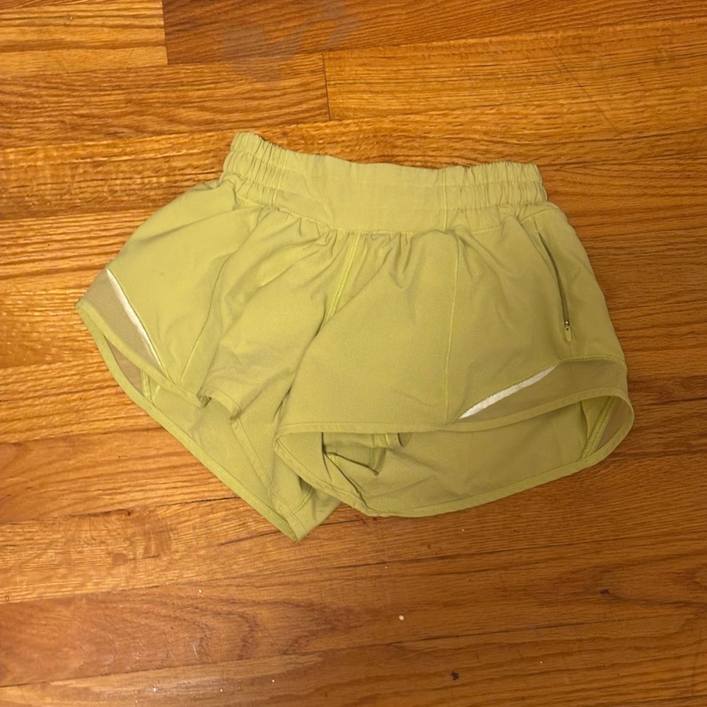 lululemon green hotty hotsAthletic Shorts